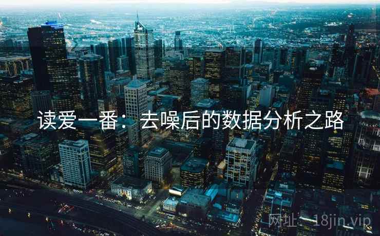 读爱一番：去噪后的数据分析之路